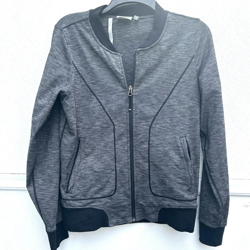 Athleta jacket WOMENS Small full zip bombastic bomber athleisure workout active - Picture 6 of 9